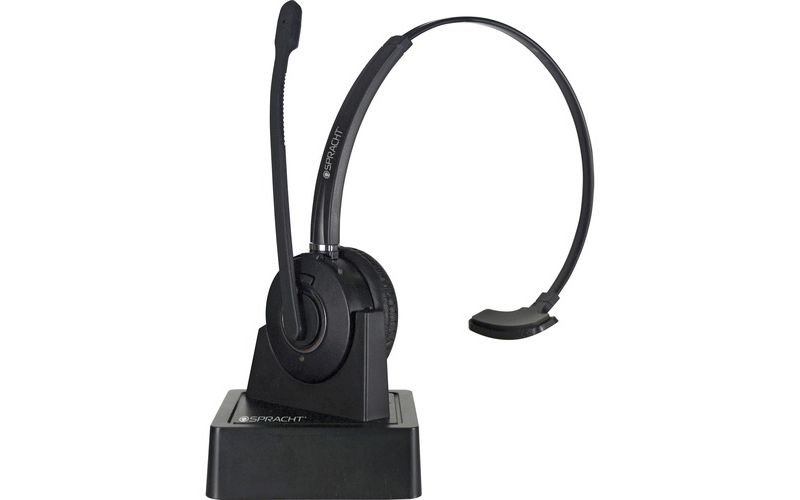 Spracht ZUM Maestro BT Headset - Mono - Wireless - Bluetooth - 33 ft - Over-the-head - Monaural - Supra-aural - Noise Canceling