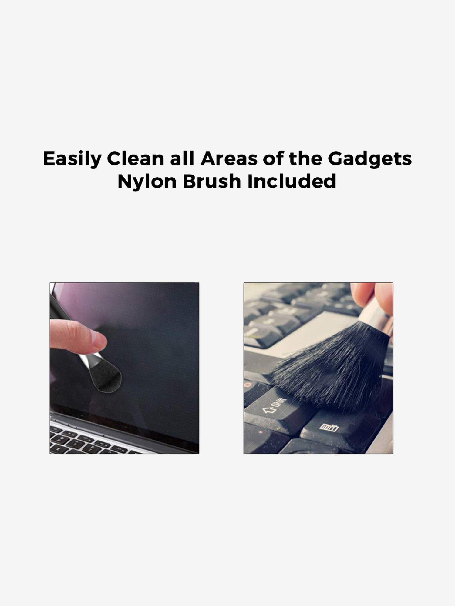 UltraProlink UM1027 Universal Screen Cleaning & Sanitizer Kit,200ml+20ml+2 Micro fibre Cloths+Brush