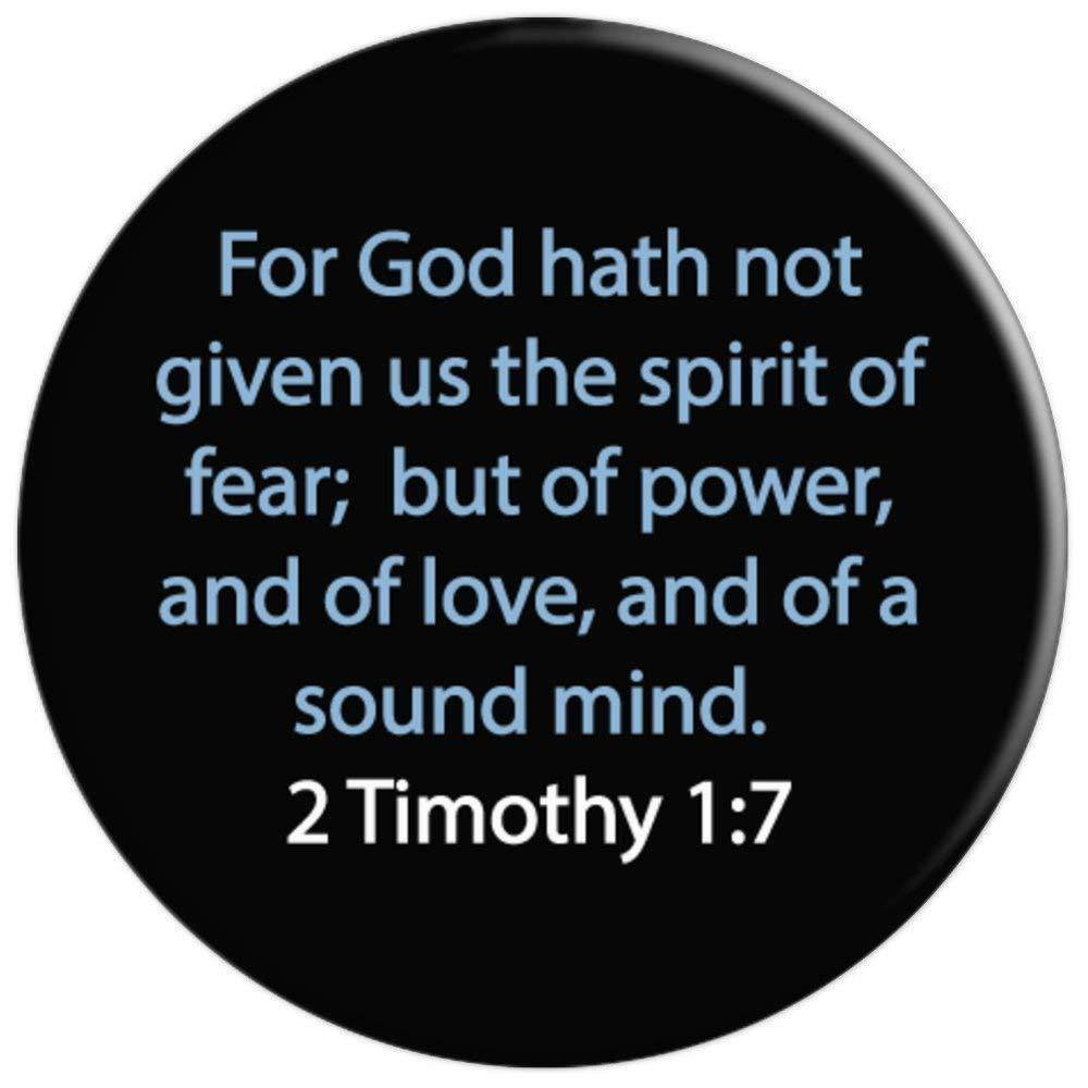 2 Timothy 1:7 KJV Blue, God Hath Not Given Us Spirit Of Fear