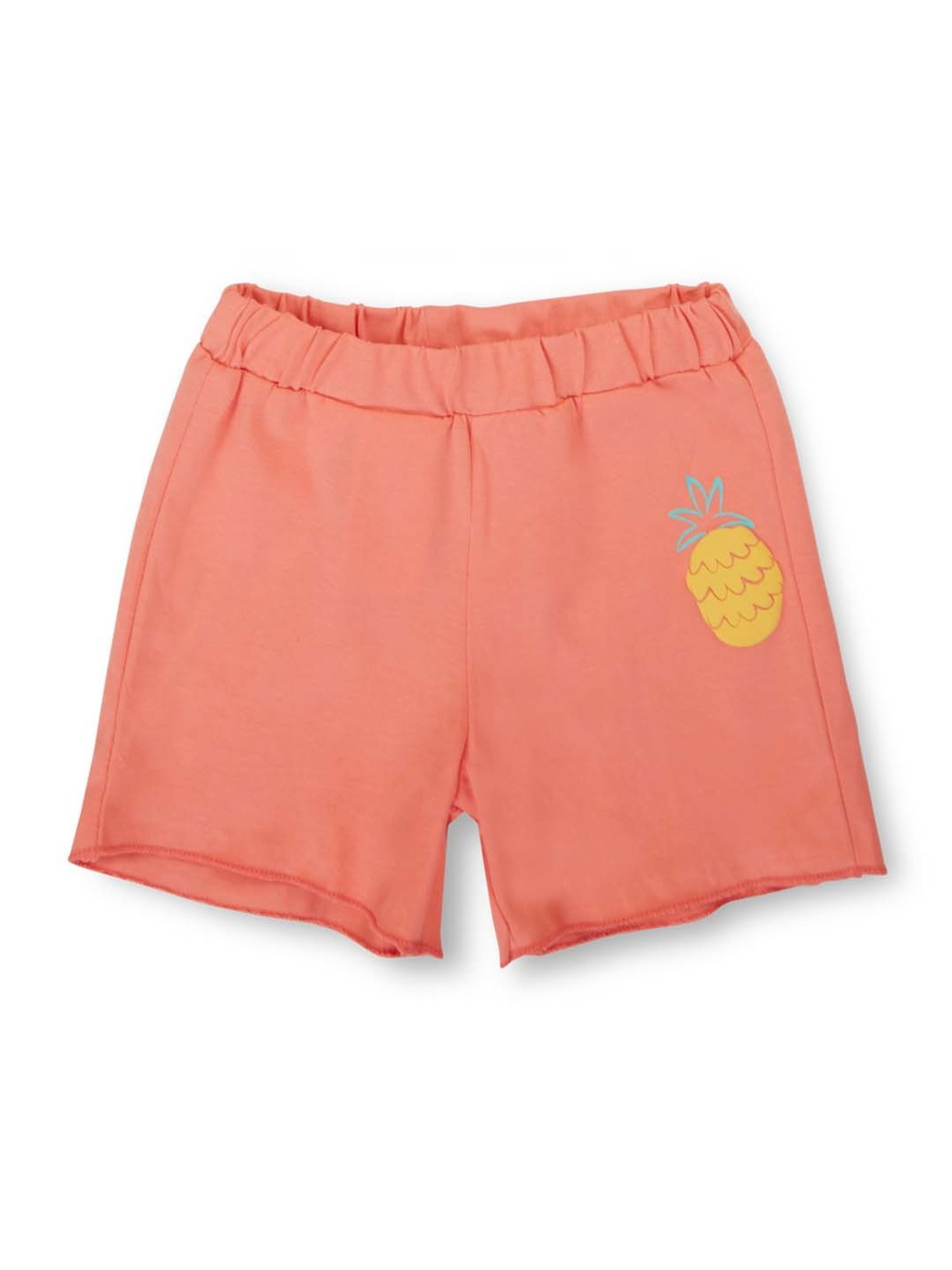 GJ baby Kids White & Peach Cotton Printed T-Shirt Set