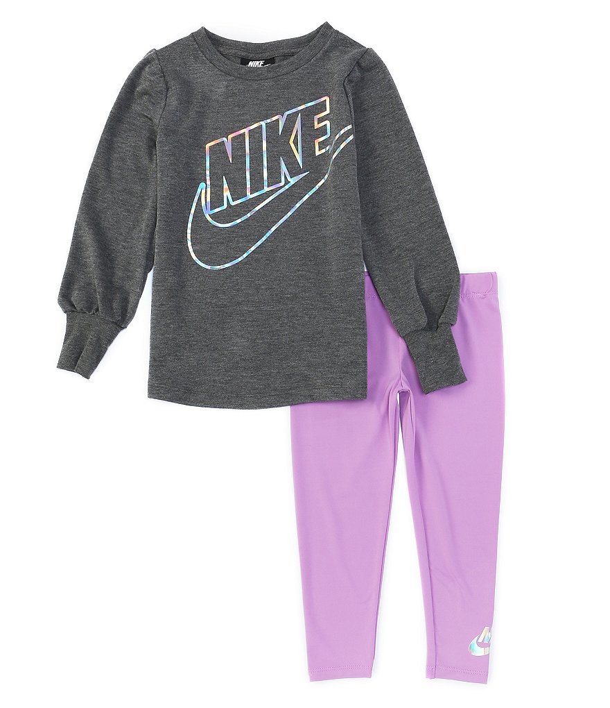 Nike Little Girls 2T-6X Swoosh Tempo Shorts