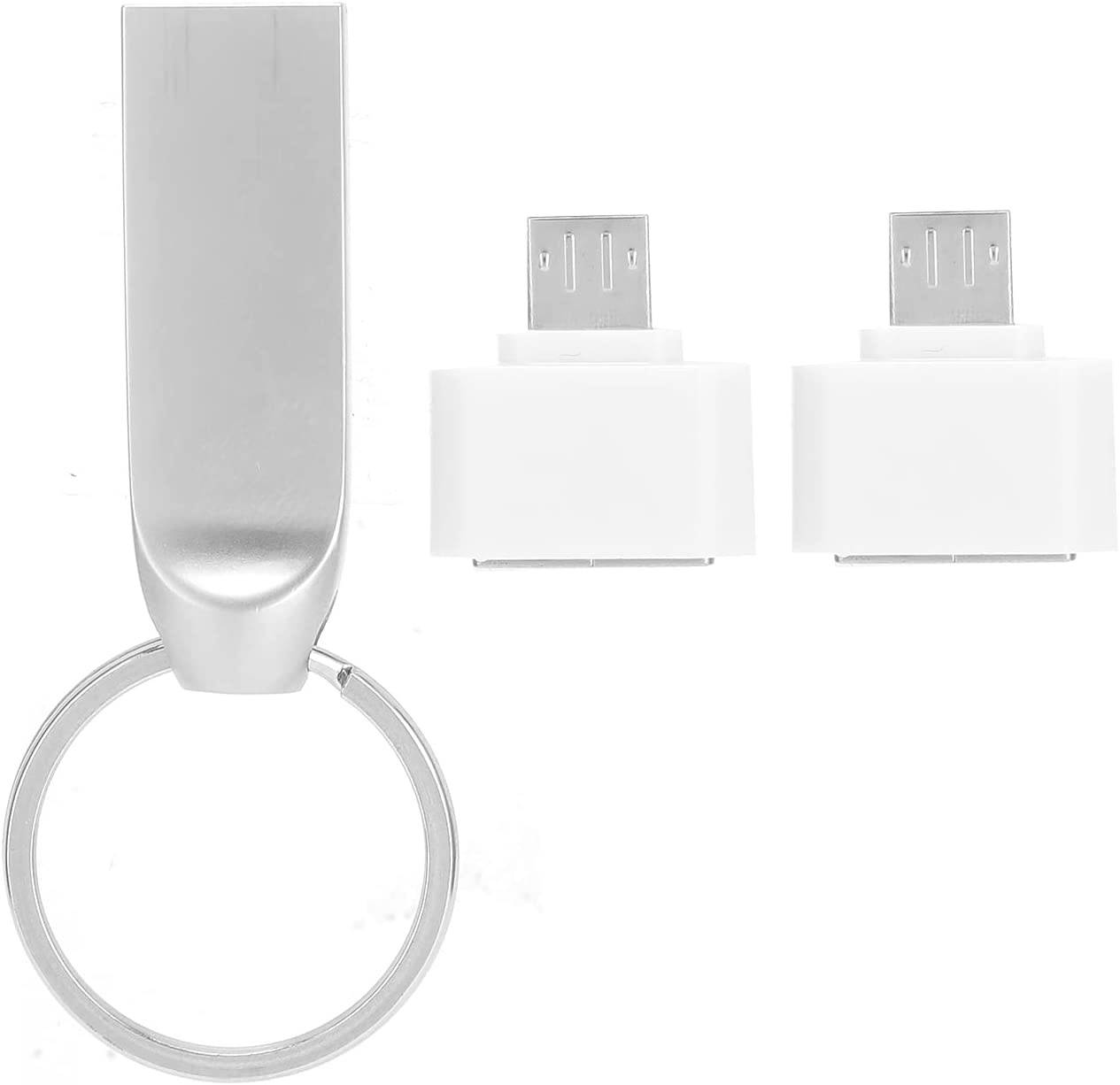 Mothinessto USB2.0 Flash Pen Drive, Hanging Buckle USB Stick Waterproof Jump Drive Support Mobile Phone OTG(8GB)