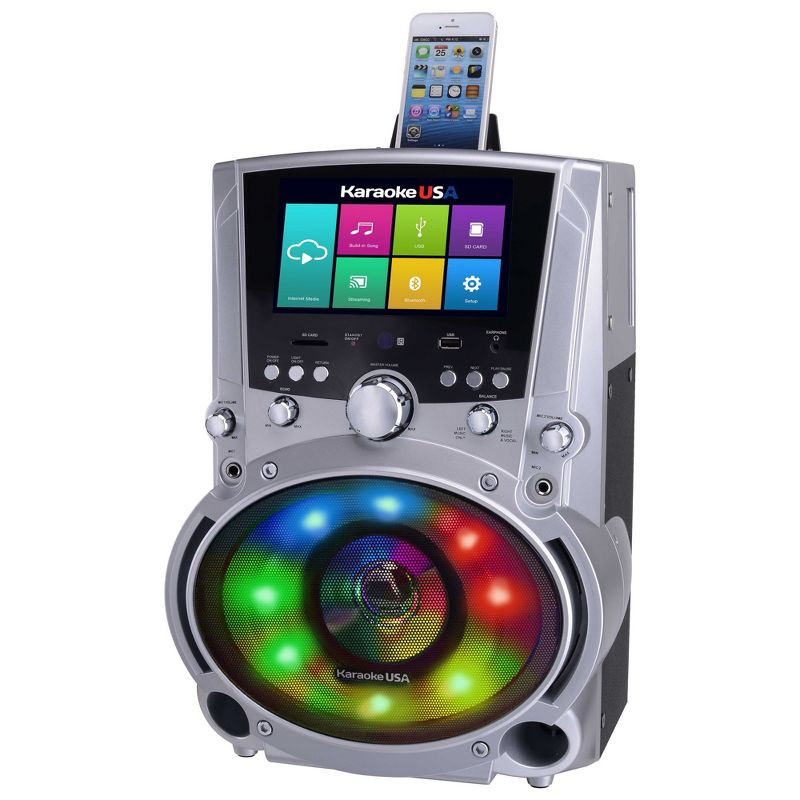 Karaoke USA All-In-One Wi-Fi Multimedia Karaoke System With 7" LCD Touch Screen (WK760)