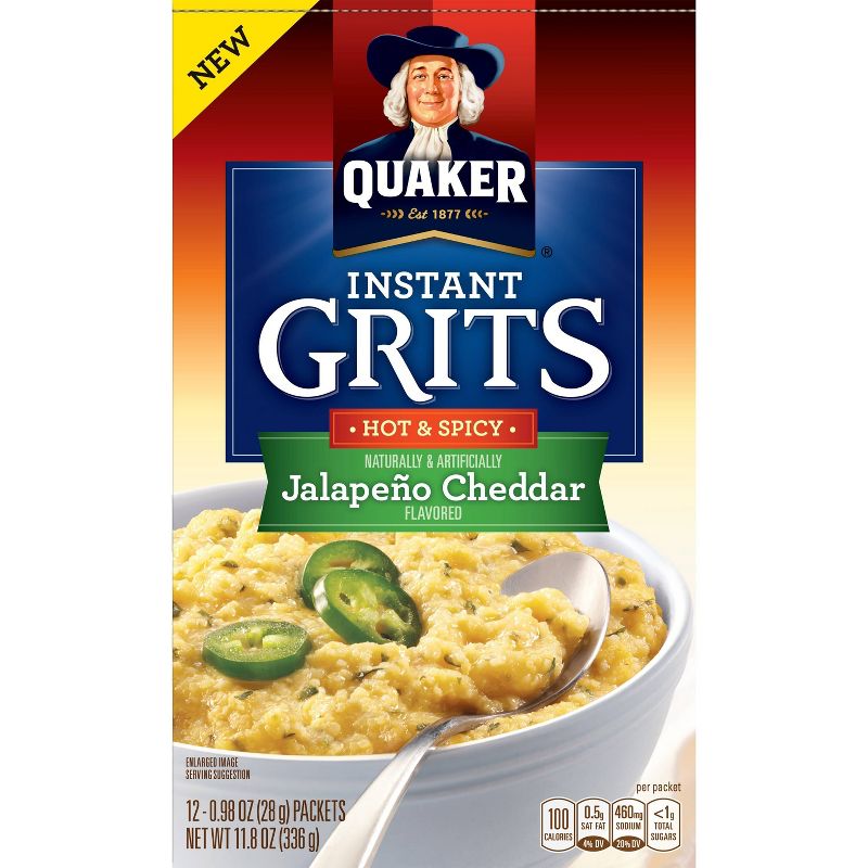 Quaker Jalapeno Cheddar Grits - 11.8oz