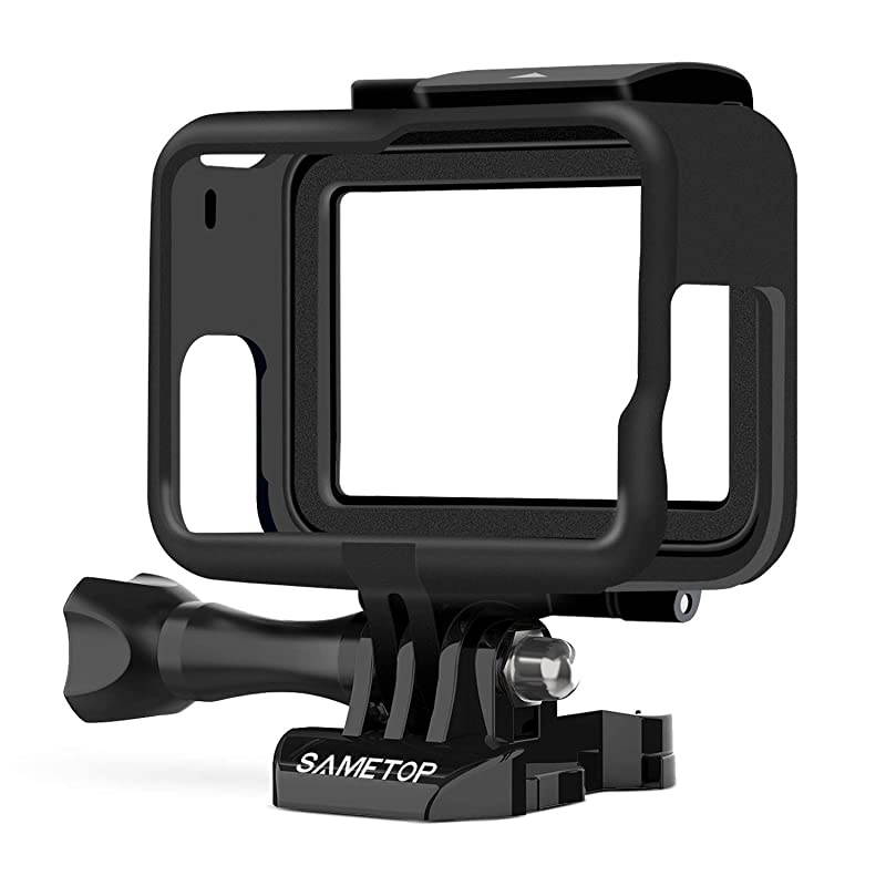 Frame Mount Housing Case Compatible with GoPro Hero 7 Black, 7 Silver, 7 White, Hero 6 Black, Hero 5 Black, Hero (2018) Cameras