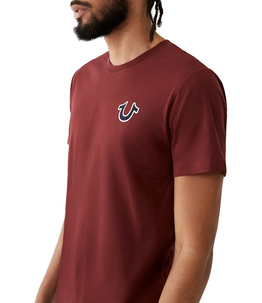 True Religion Buddha Logo Crew Neck Short-Sleeve Graphic T-Shirt