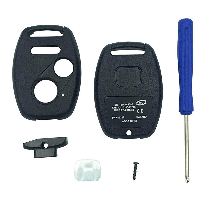 Keyless Entry Key Fob Case Fit Honda 20032007 Accord 20052006 CRV Ridgeline Civic Remote Control Key