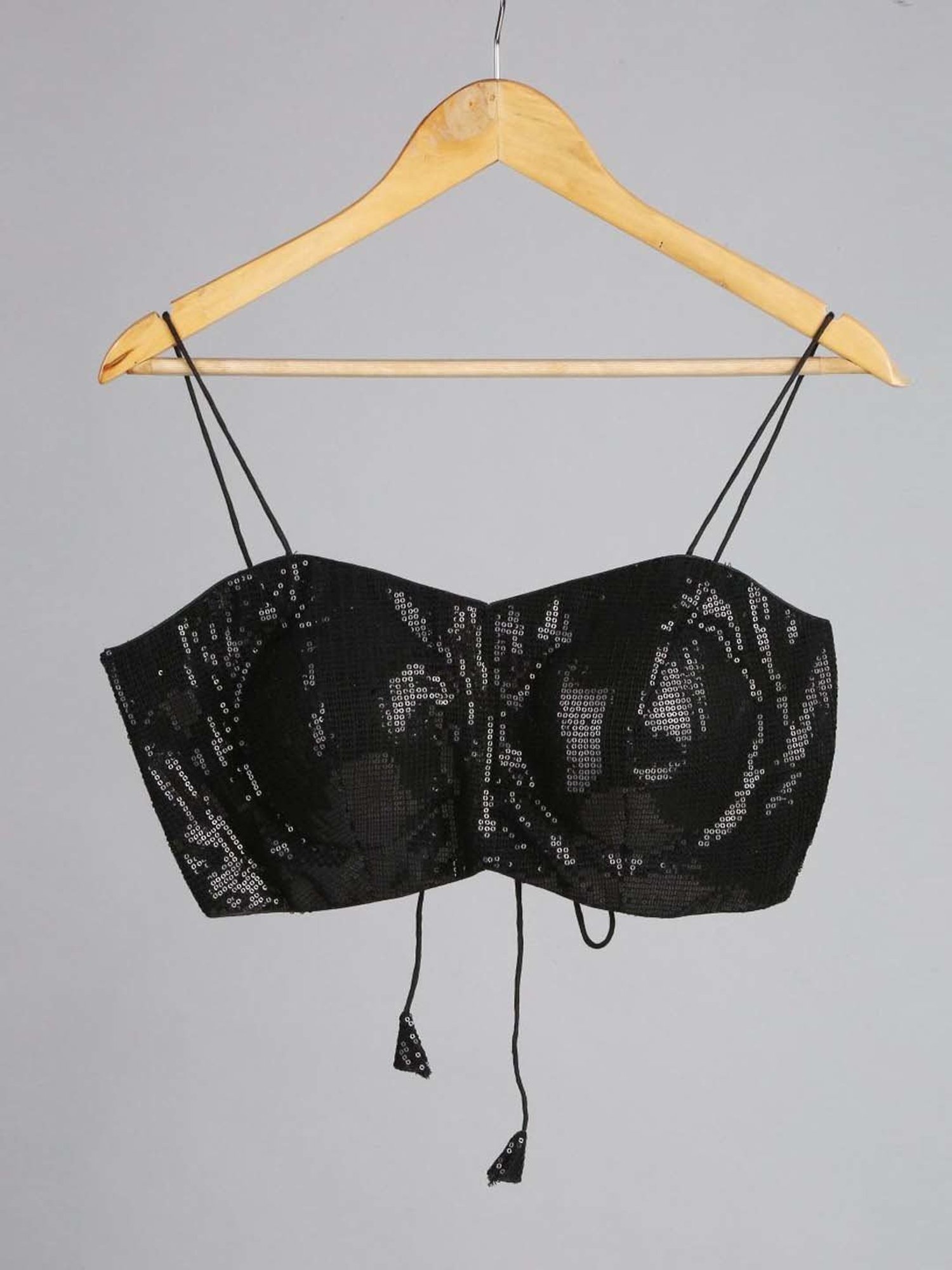 Swtantra Black Embellished Readymade Blouse