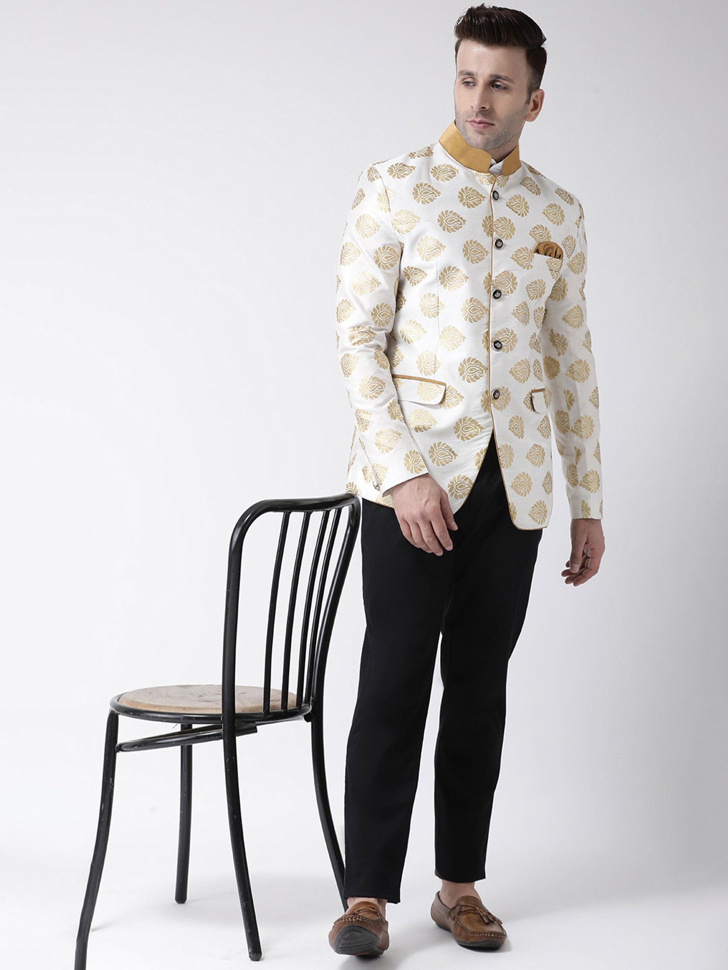 Louis Philippe Light Blue Regular Fit Blazer