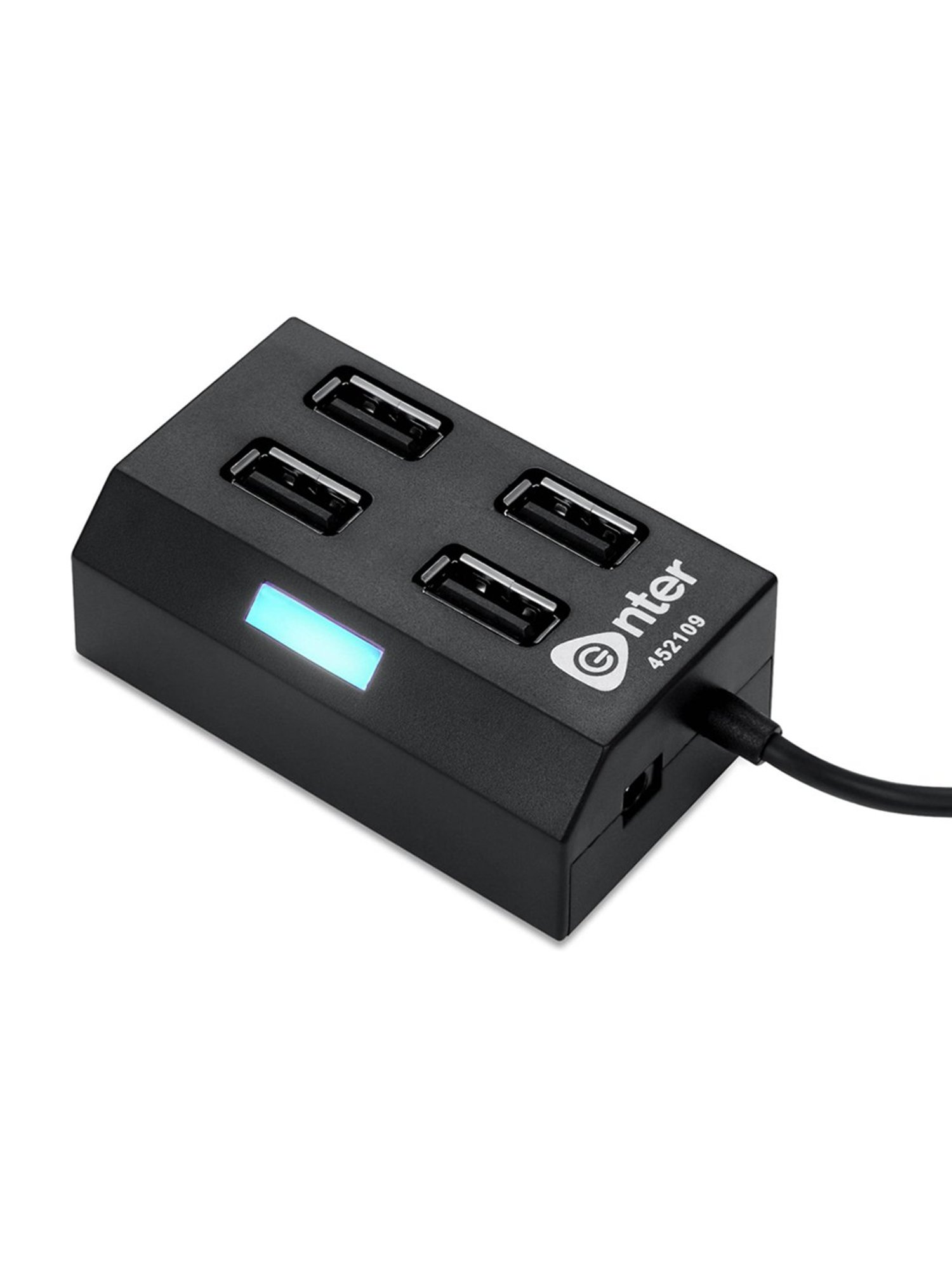Enter U4H200 4 Port Hi-Speed with 480mbps USB Hub (Black)