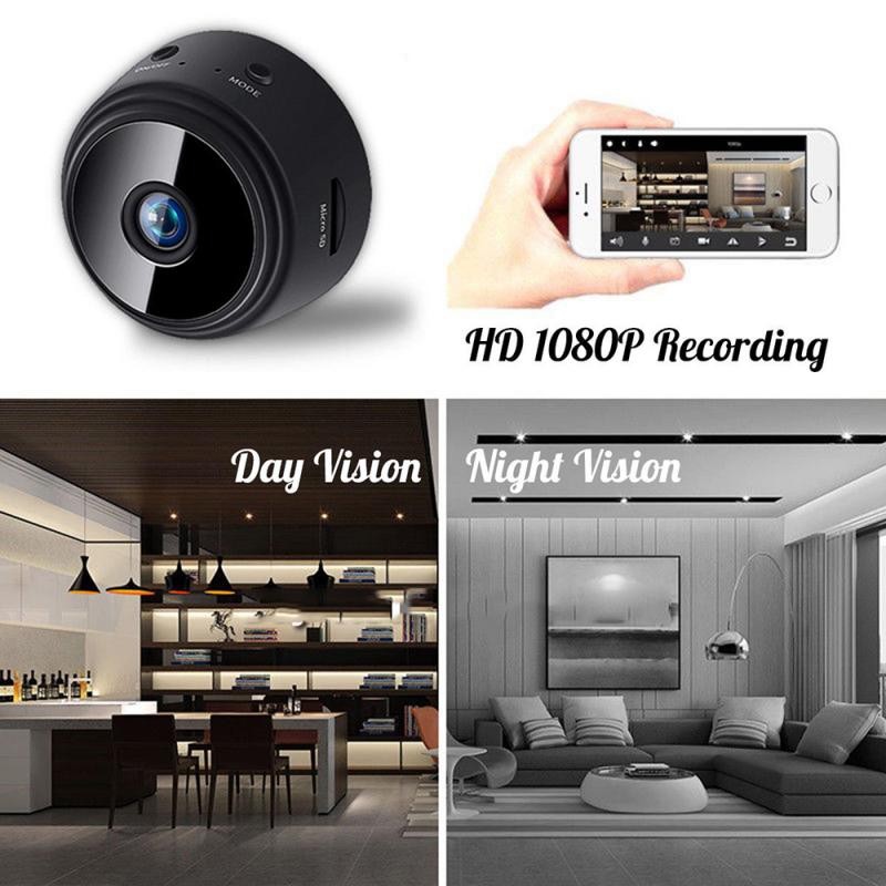 1080P Full HD Mini Camera IP WIFI Cameras Support TF Card Home Security DVR Night Vision Smart Home Wireless Action Camera