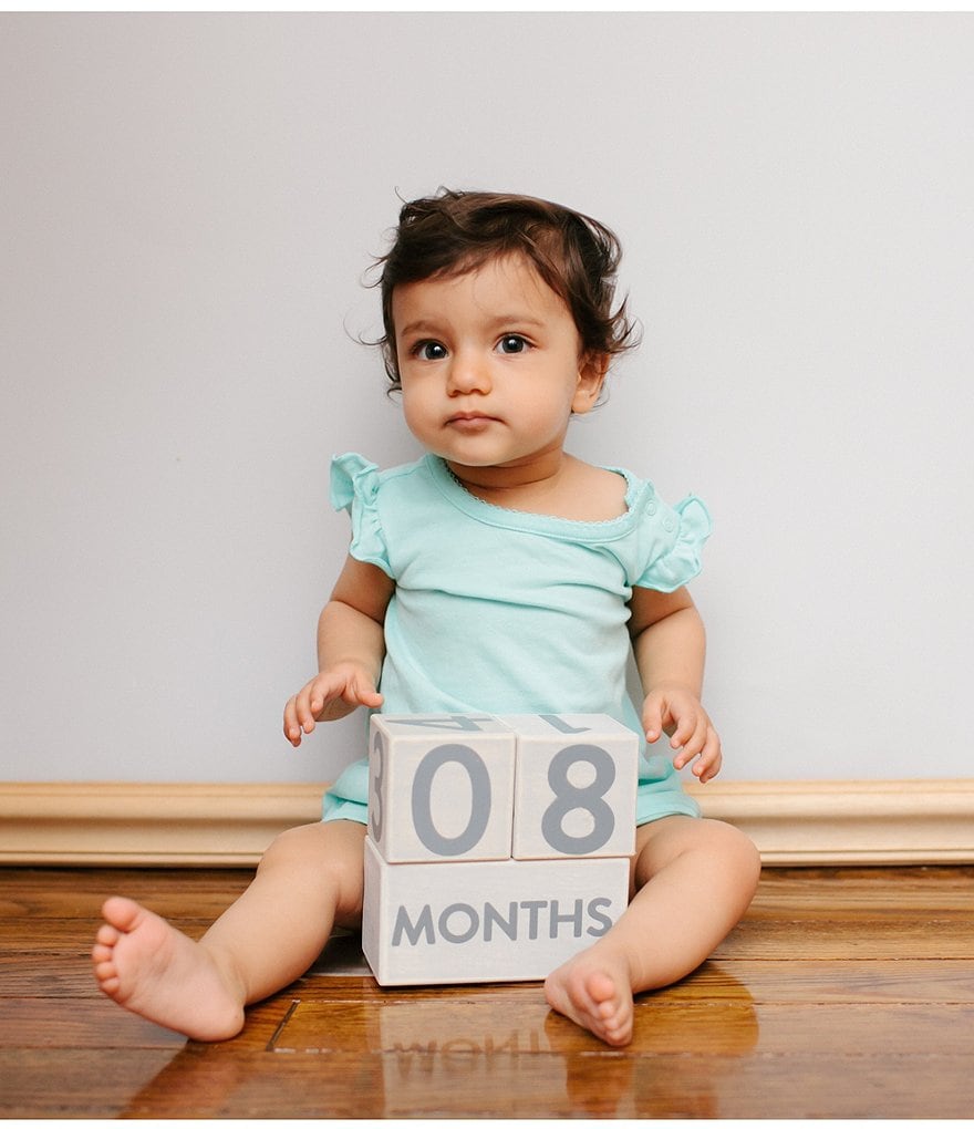 Pearhead Milestone Wooden Age Blocks