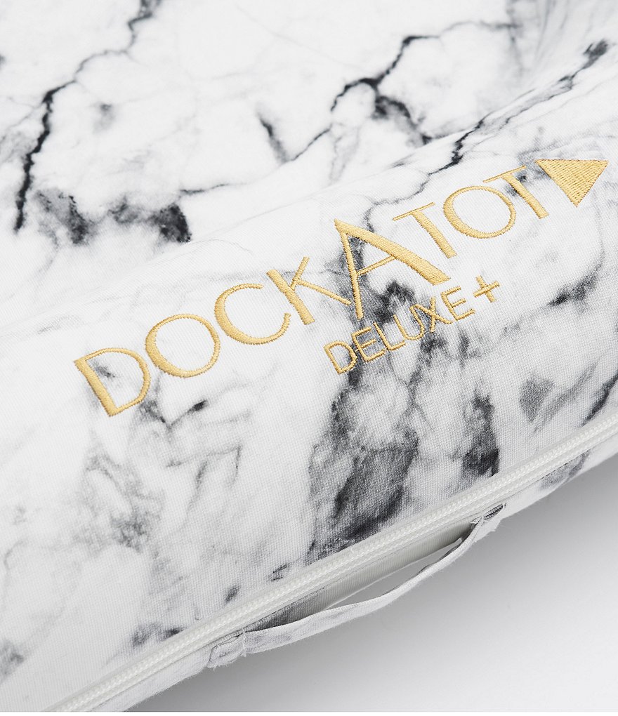 DockATot 0-8 Months Carrara Marble Deluxe Dock Cover, Stage 1