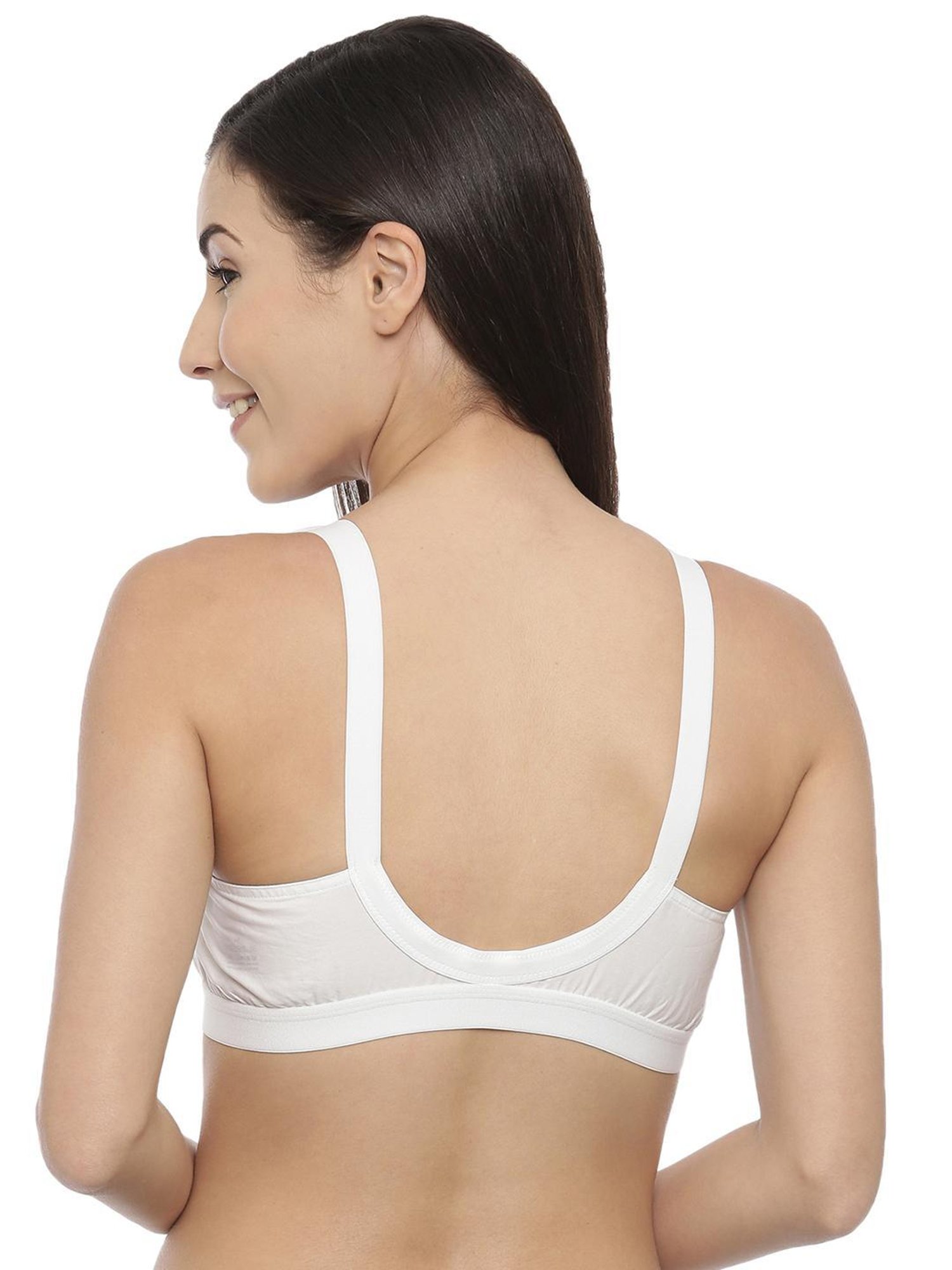 BLOSSOM White Full Coverage Front Open Bra