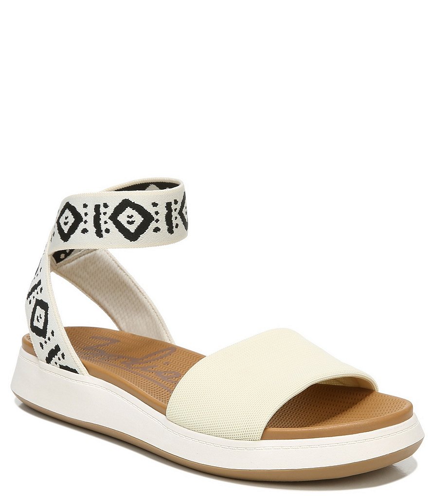 Zodiac Cyprus Tribal Print Flatform Sandals