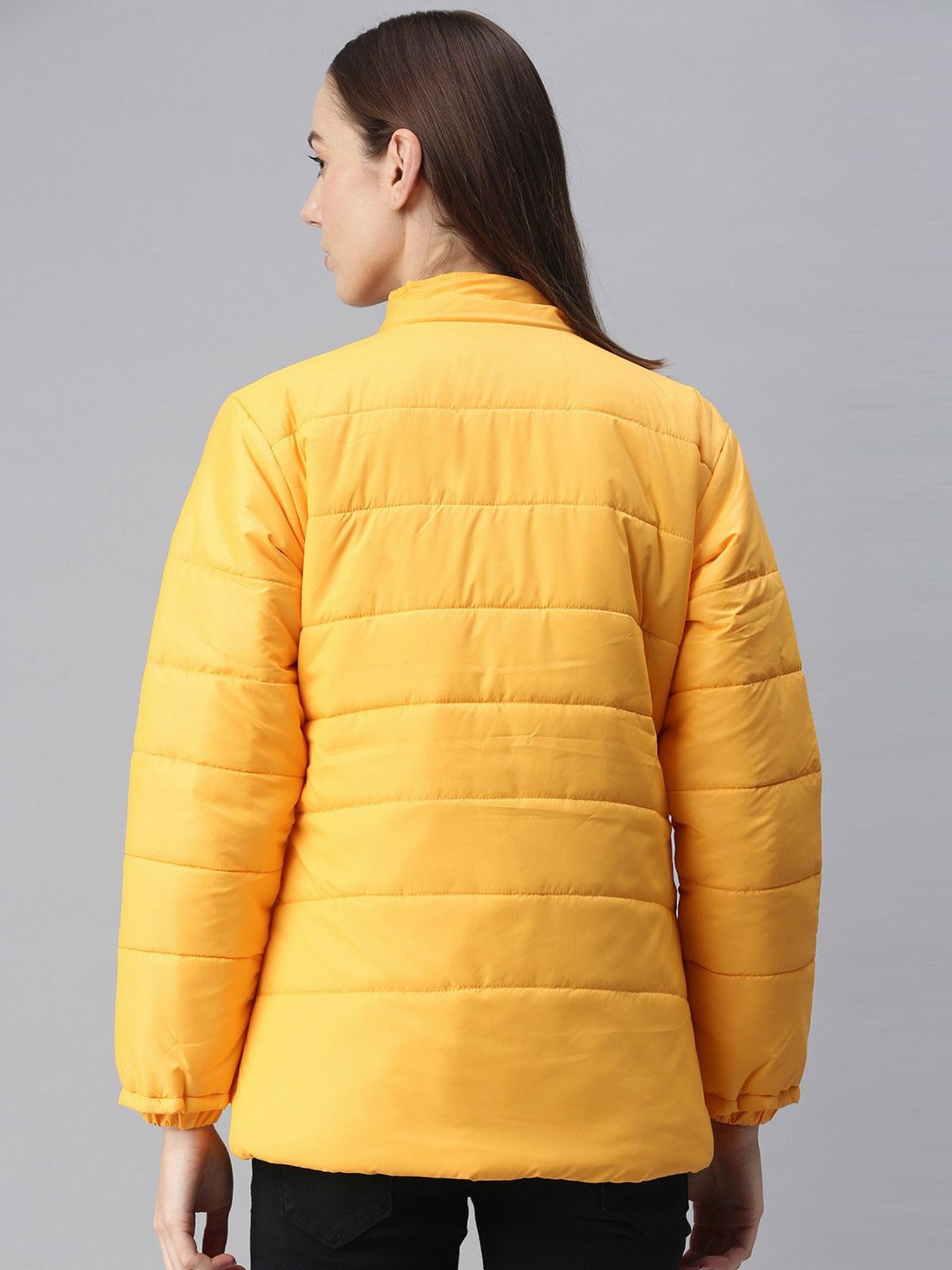 VOXATI Yellow Regular Fit Jacket