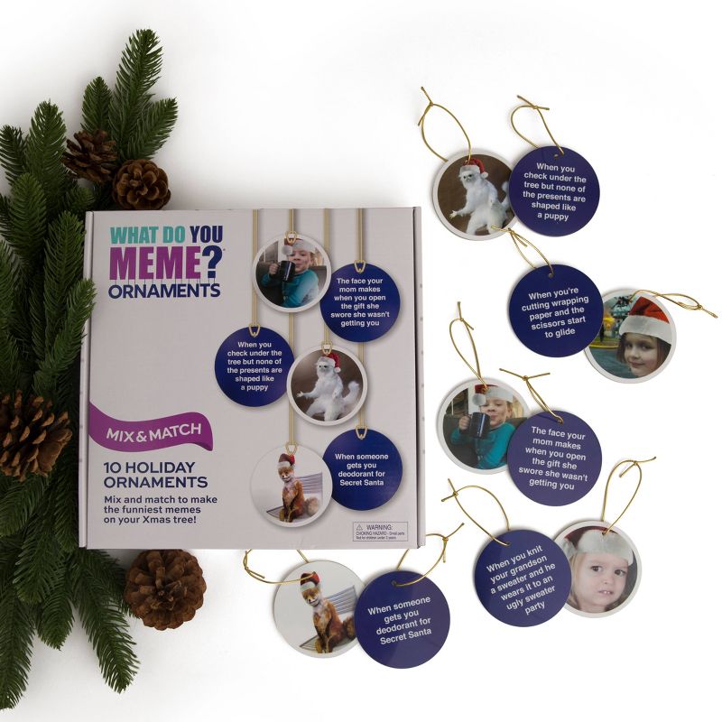 What Do You Meme? Game Ornaments