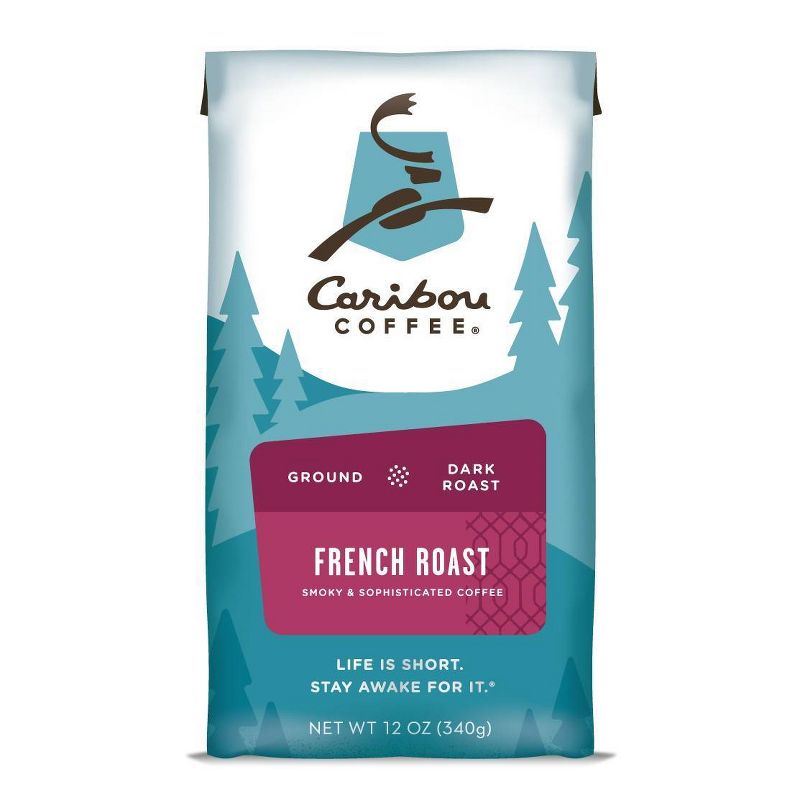 Caribou Coffee French Dark Roast Ground Coffee - 12oz
