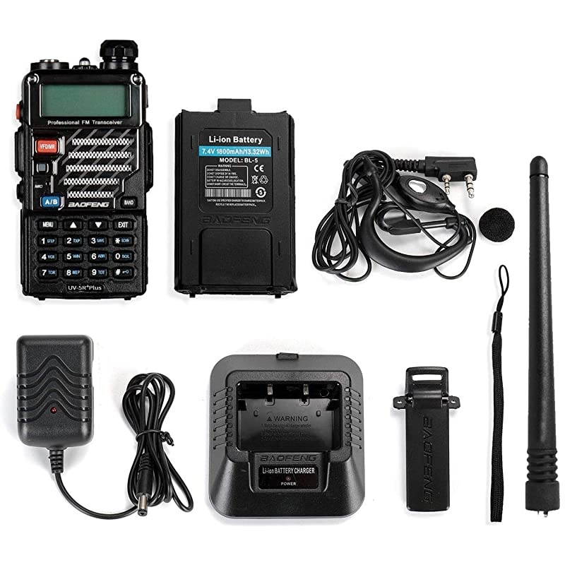 UV Plus Radio Transceiver Dual Band Long Range Walkie Talkie