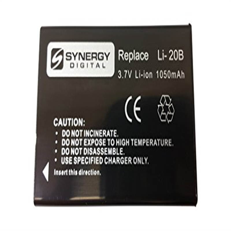 SDLI20B Lithium-Ion Battery - Rechargeable Ultra High Capacity (3.7V 1050 mAh) - Replacement for Olympus LI-20B & Panasonic CGA-S302A Batteries For Olympus Ferrari Digital, CAMEDIA AZ-1 AZ-2, AZ-2 Zoo
