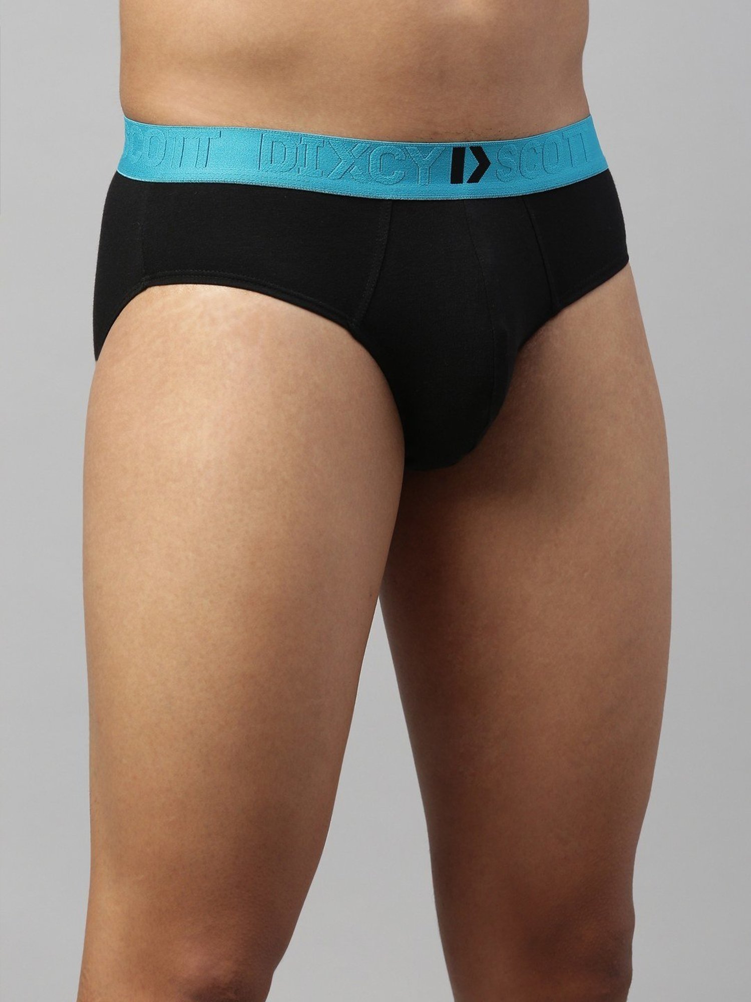 Dixcy Scott Maximus Multi Cotton Regular Fit Briefs - Pack Of 3