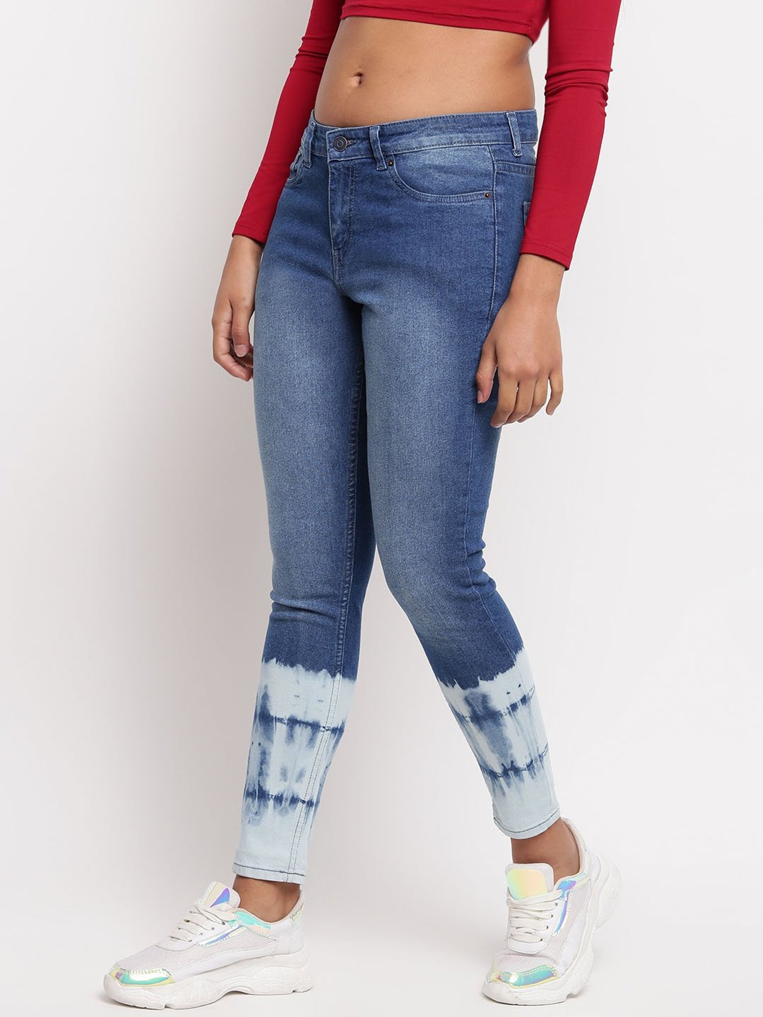 Tales & Stories Blue Mid Rise Jeans