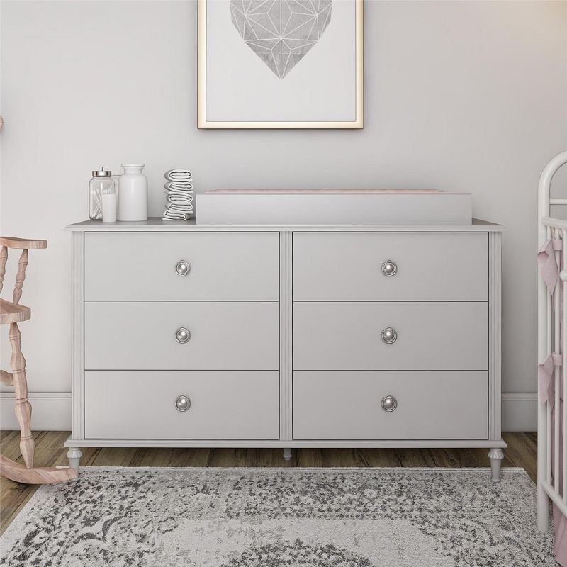 Rowan Valley Arden Grey Changing Table Topper for Dressers