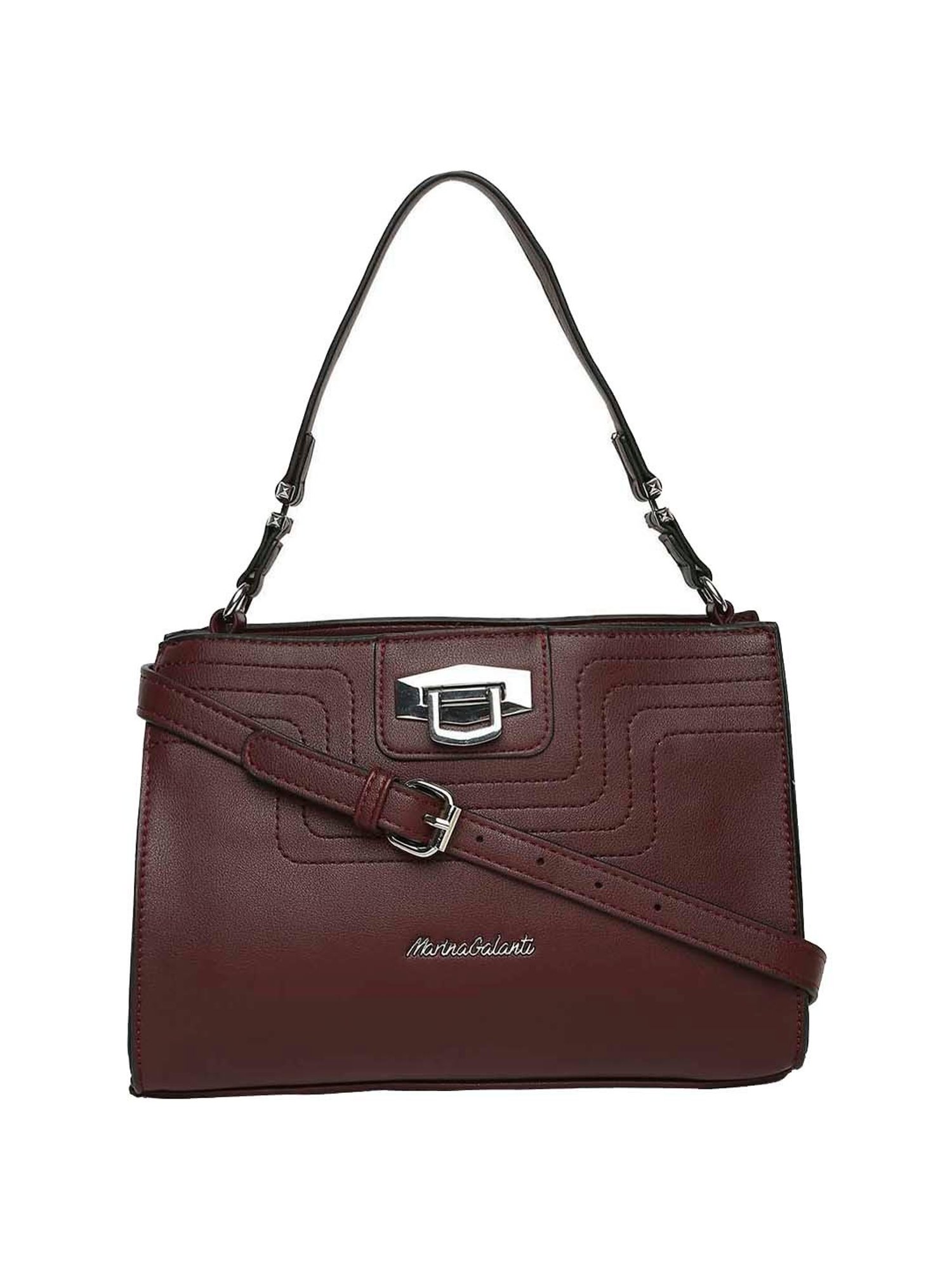 Marina Galanti Wine Midnight Sonata Soft Handbag