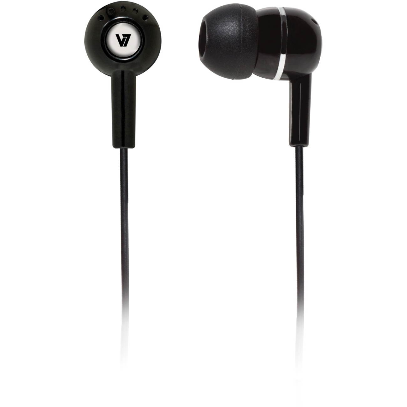 V7 Black HA100-2NP Binaural Headphone/Headset