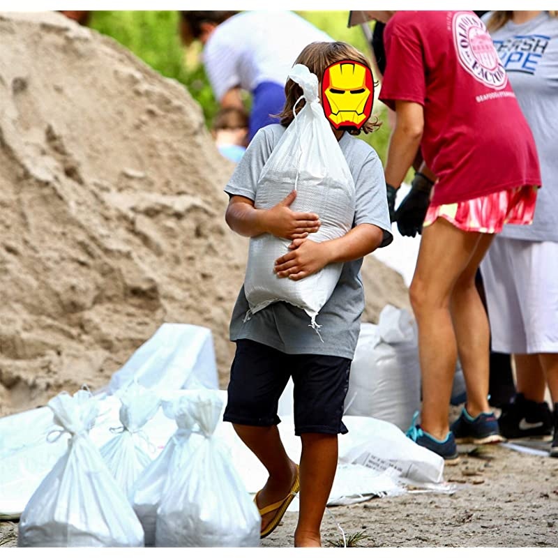 Empty Sand Bags - with Solid Ties, UV Protection Sandbags,14 " x 26 ", Qty of 100