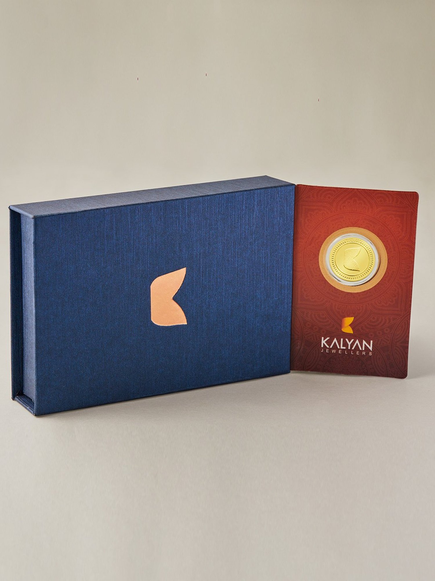 Kalyan Jewellers Rose 22k (916) 4gm BIS Hallmarked Gold Coin