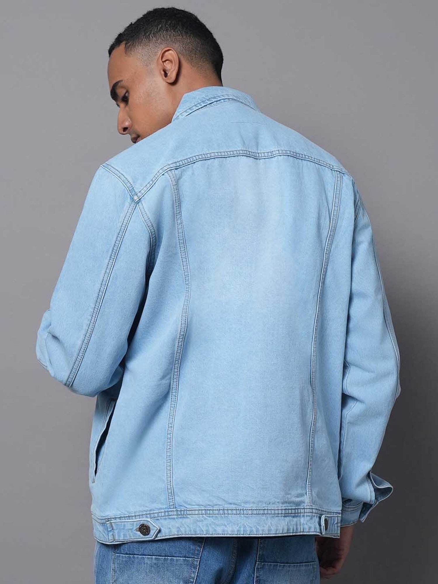 High Star Light Blue Regular Fit Denim Jacket