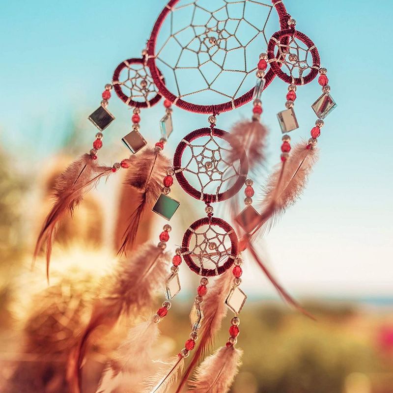 Bright Creations 20 Pack Silver Metal Rings for Macrame, Crochet, Arts and Crafts(5 Sizes)