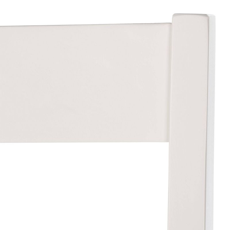 Set of 2 Izzy Counter Height Barstools White/Natural - Safavieh