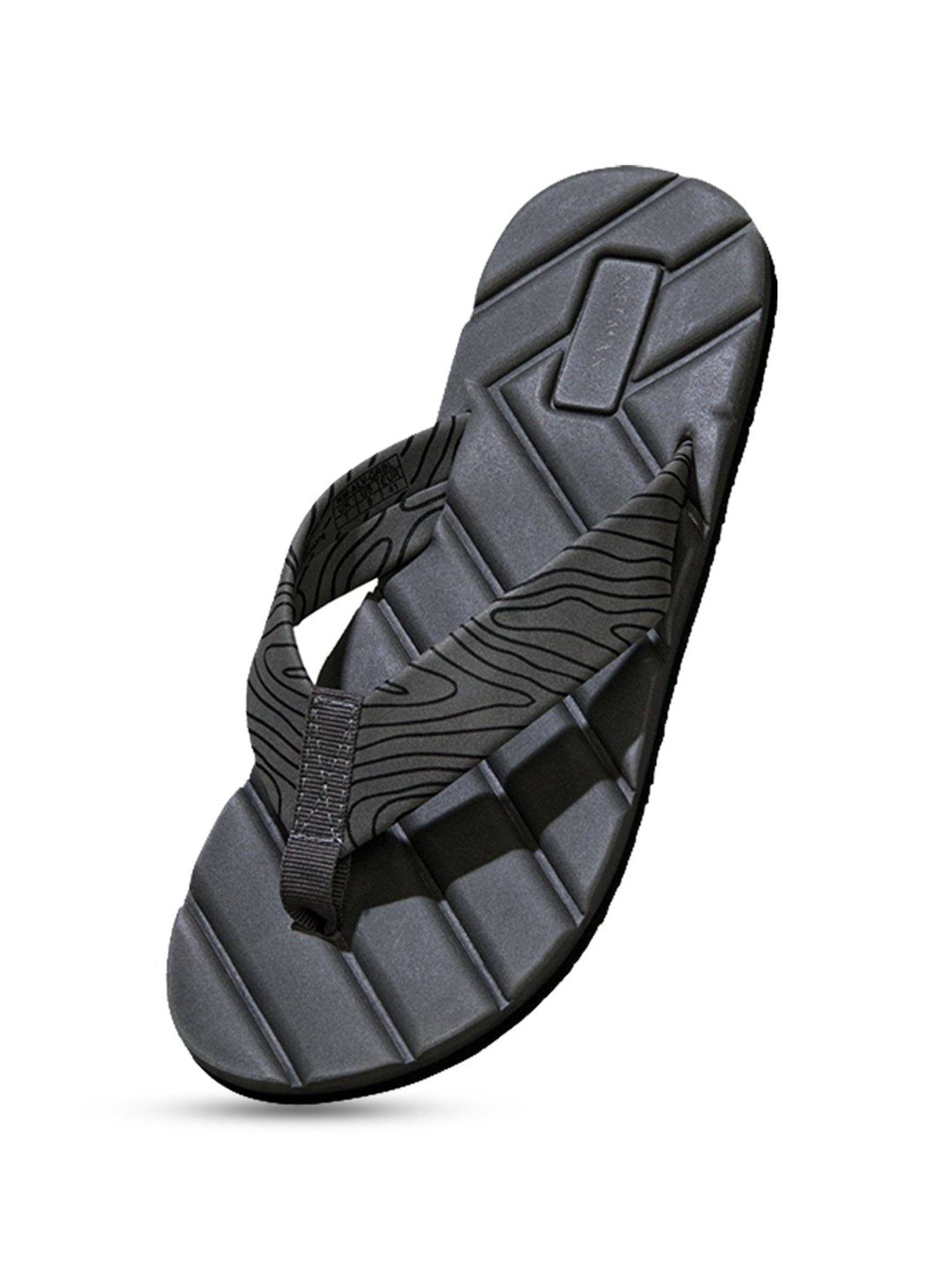 Neemans Men's Grey Flip Flops