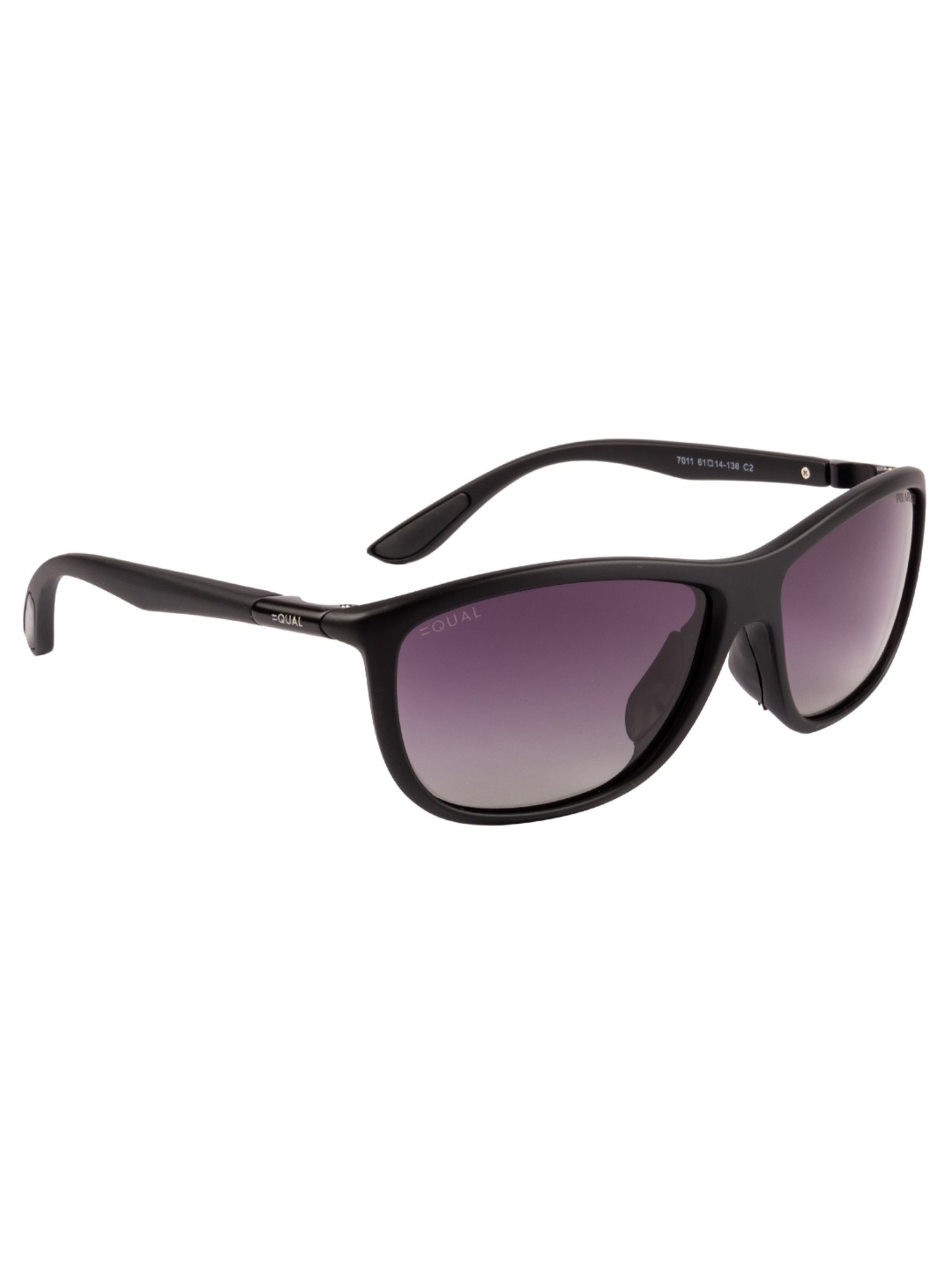 Equal Purple Square Unisex Sunglasses