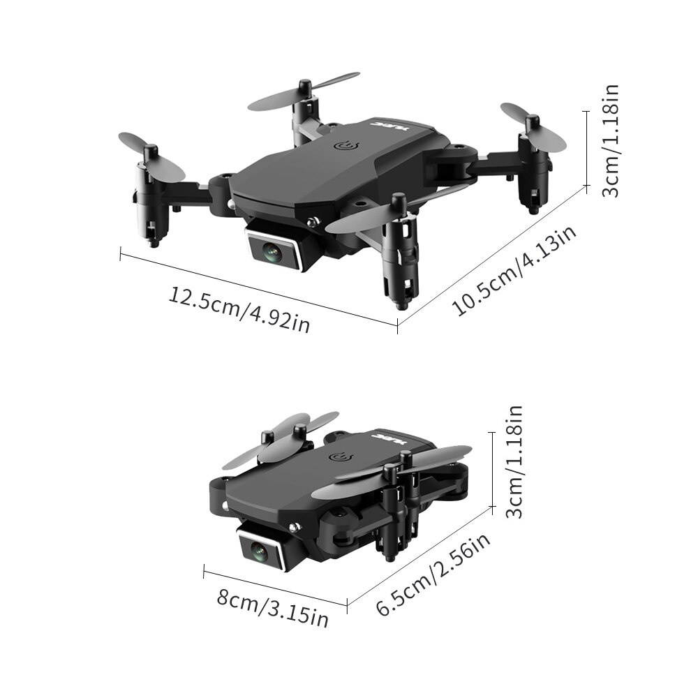 RC Drone with Camera 4K Drone Dual Optical Flow Positioning WiFi FPV Drone Photography Photo Video Track Flight Portable Bag