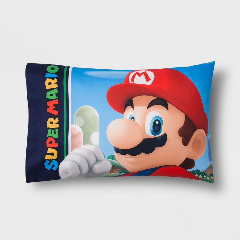 Nintendo Mario Twin Kingdom Hero Pillowcase