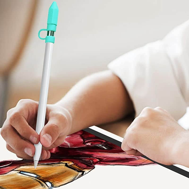 3 Pieces Bundle for Apple Pencil Cap Holder Nib Cover Adapter Tether for Apple Pencil 1st Generation iPad 102 iPad 97 iPad Air 3rd GeniPad Pro 105 iPad Mini 5 Pencil Mint Green