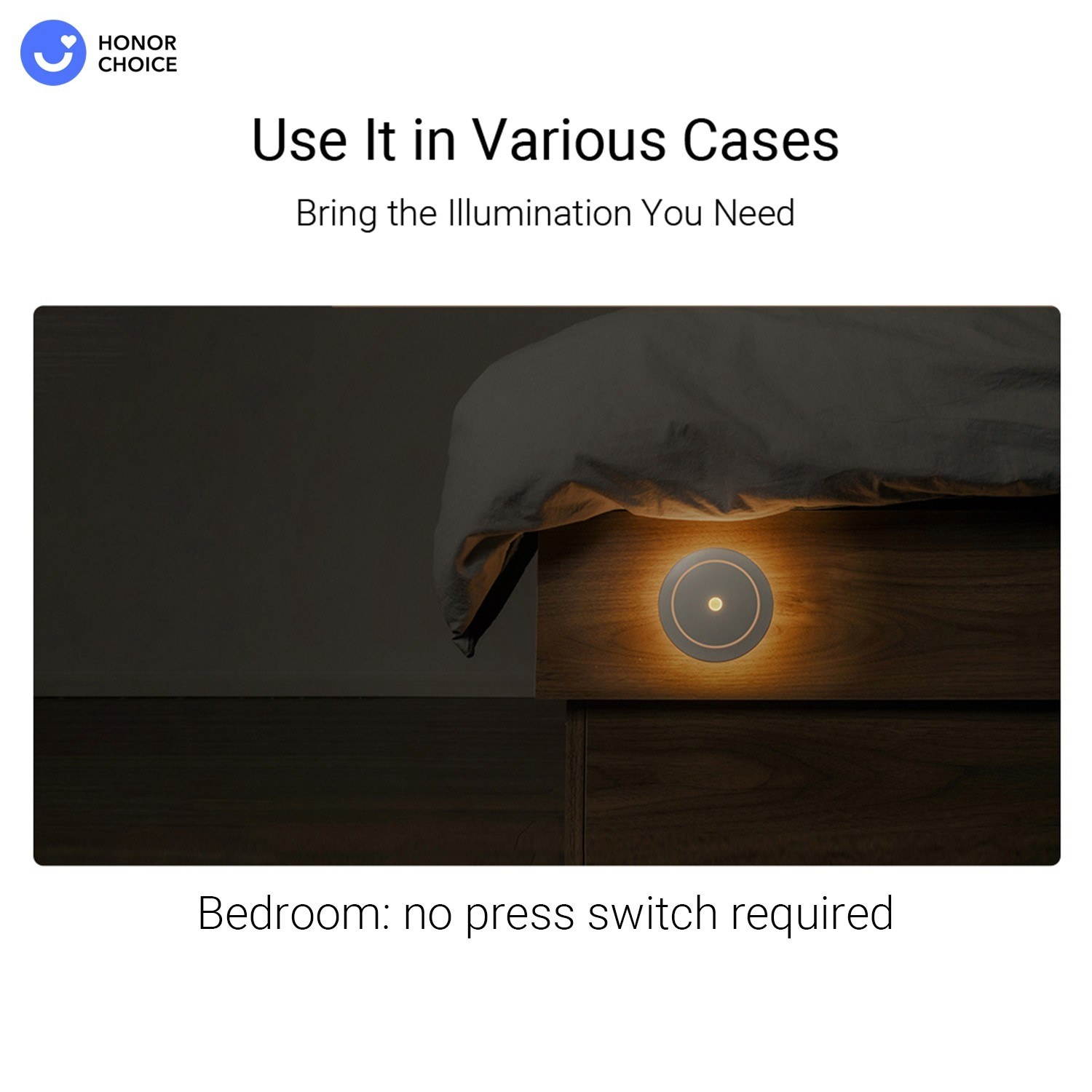 Opple Diffuse Reflection Sensor Night Light for Soft Light with Human Body Infrared Sensor Dual Brightness