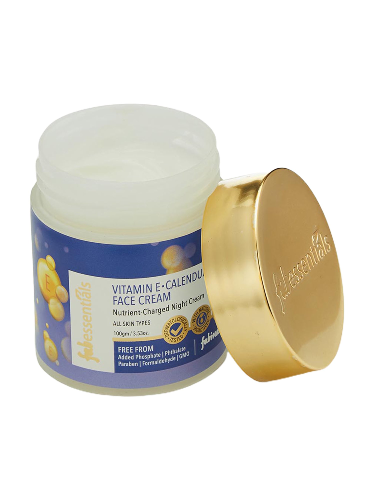 Fabessentials Vitamin E & Calendula Face Cream - 100 gm