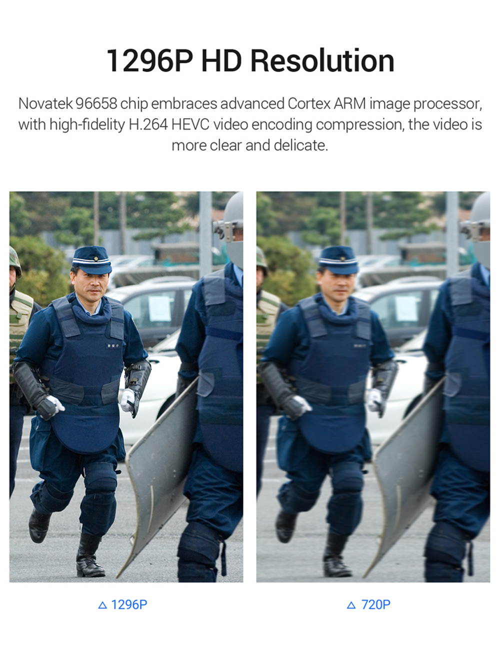 Boblov HD 1296P Body Worn Camera 64GB Police Security IR Night Vision 32MP Video