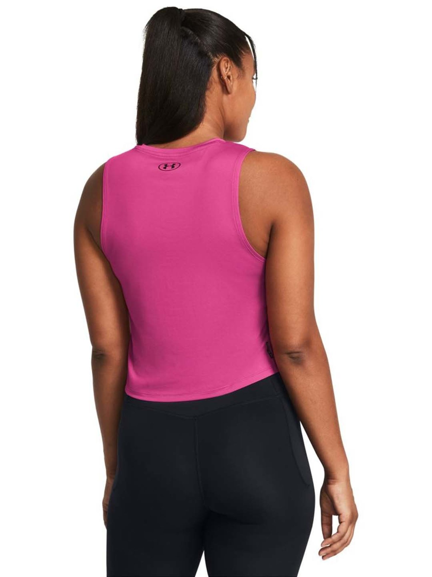 UNDER ARMOUR Pink Loose Fit Sports Crop Top