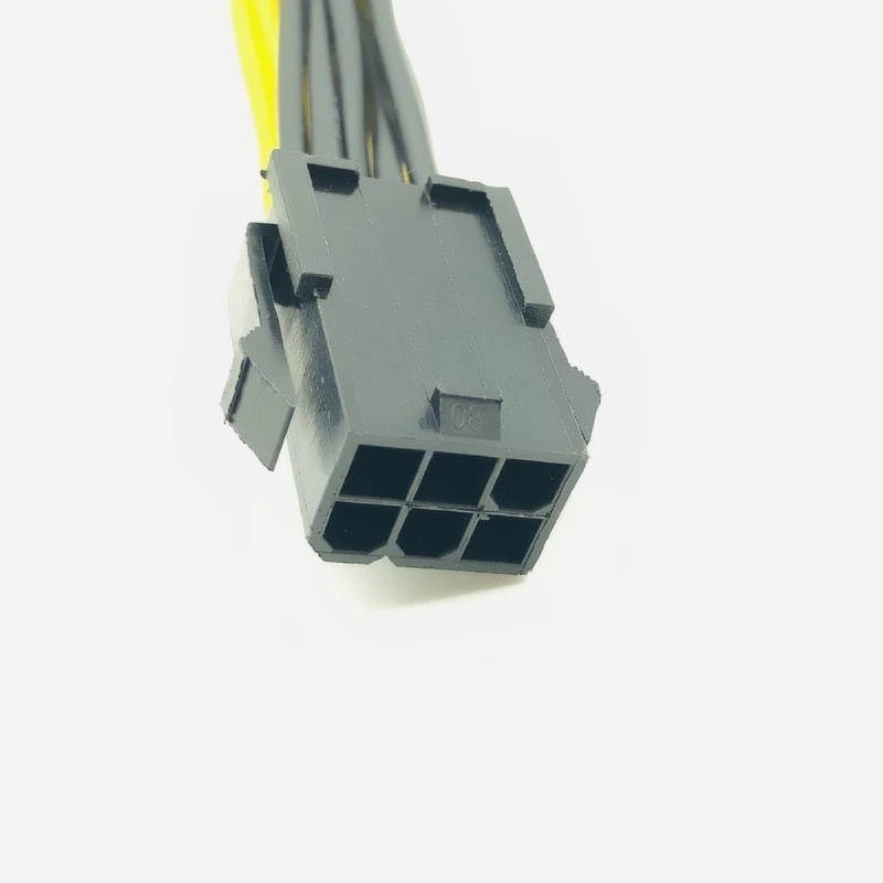 5PCS PCI-E 6-pin to Dual 6+2-pin (6-pin/8-pin) Power Splitter Cable Graphics Card PCIE PCI Express 6Pin to Dual 8Pin Power Cable