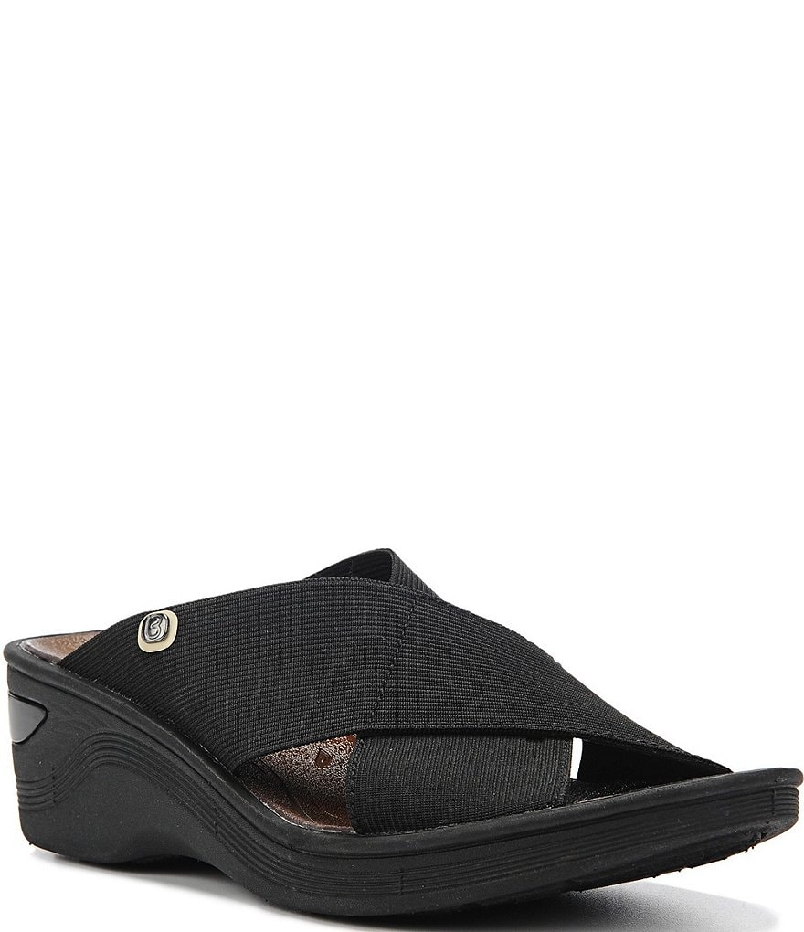 Bzees Desire Washable Stretch Wedge Sandals