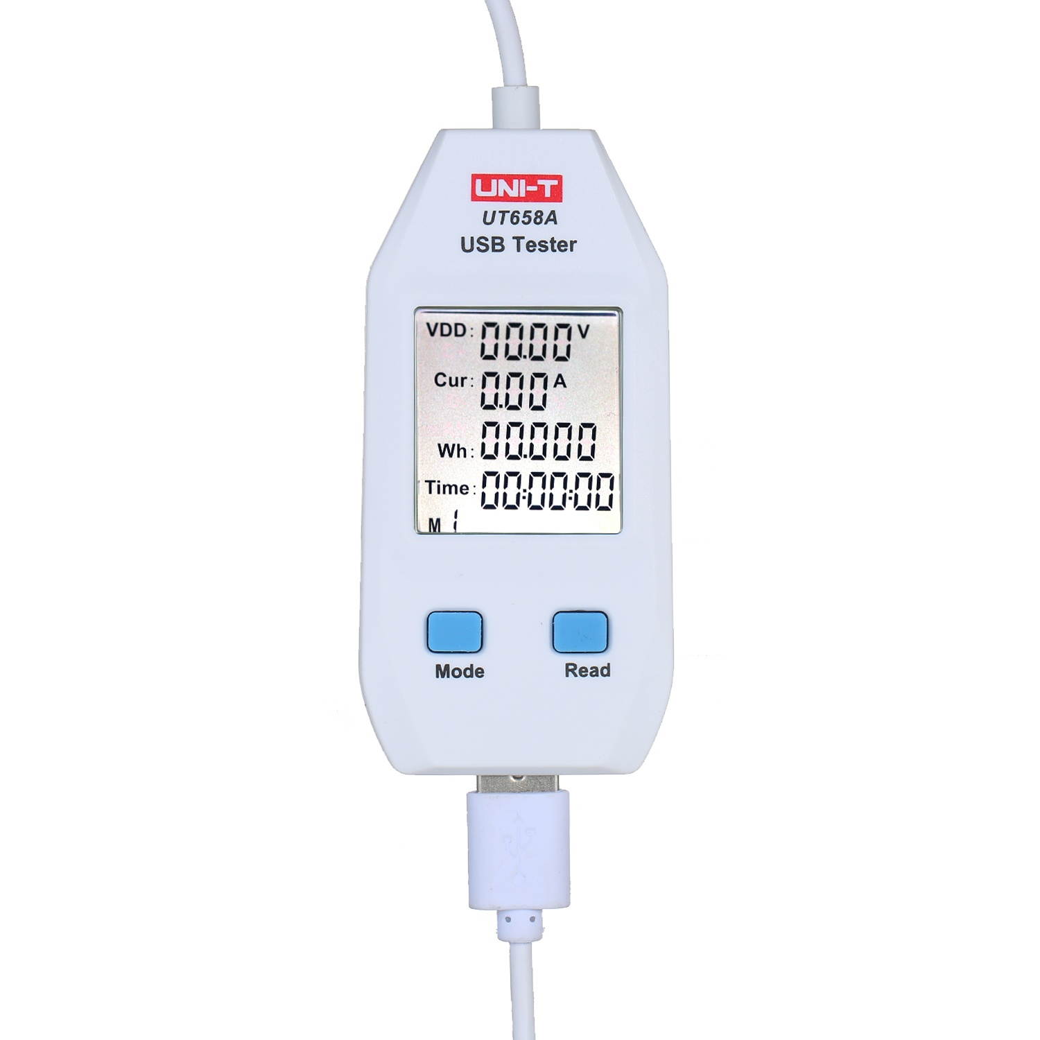 USB Power Meter LCD USB Tester Detector Voltmeter Ammeter Digital Power Capacity Tester(UT658A)