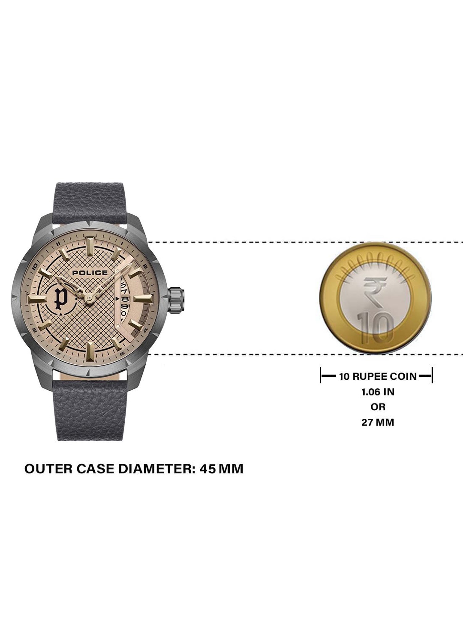 Police PLPEWJB2226903 FW22 Analog Watch for Men