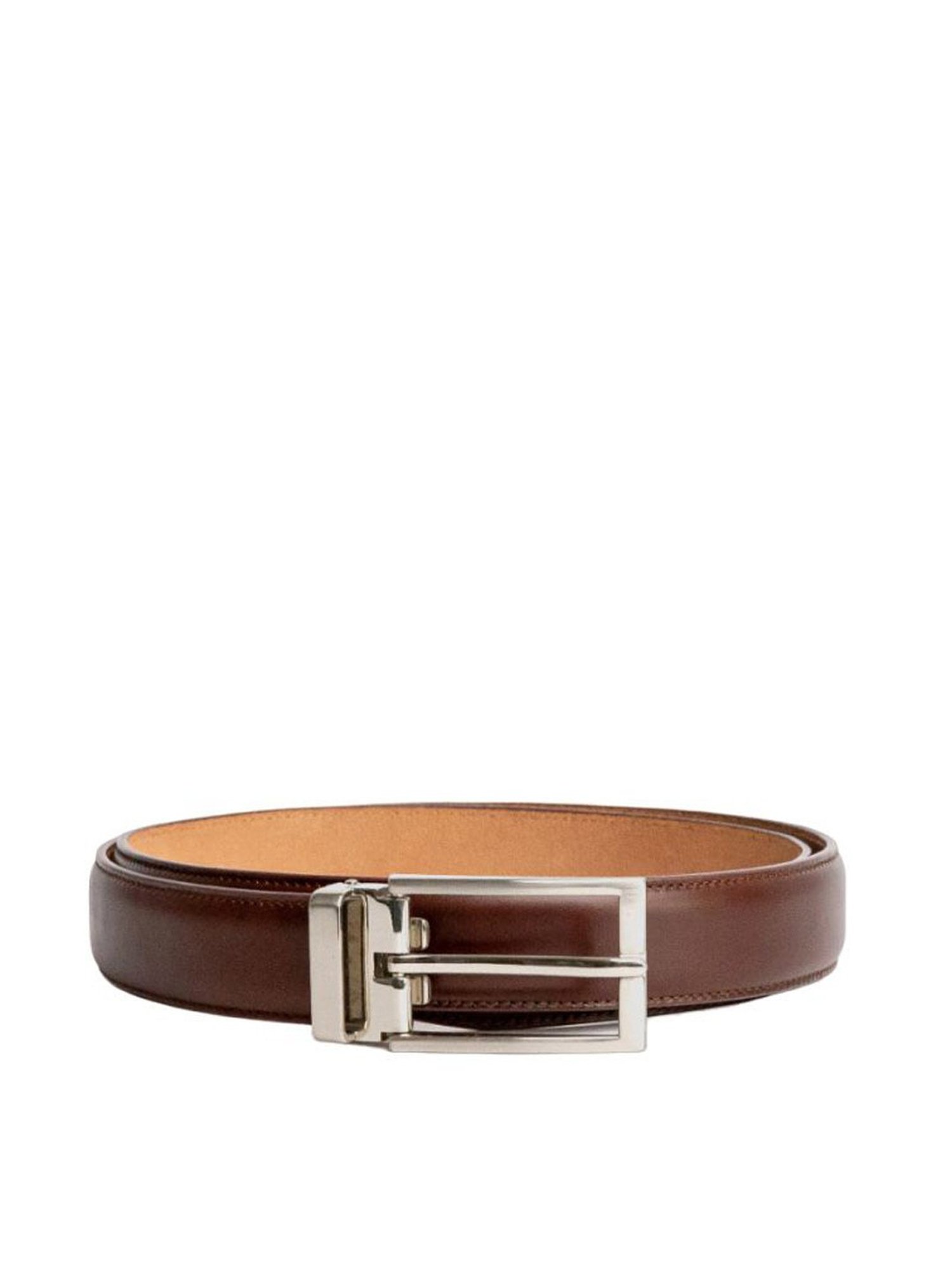 James Aston Fernando Imperial Australian Nut Leather Solid Waist Belt