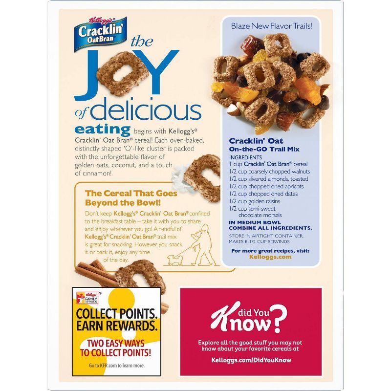 Cracklin' Oat Bran Breakfast Cereal - 16.5oz - Kellogg's