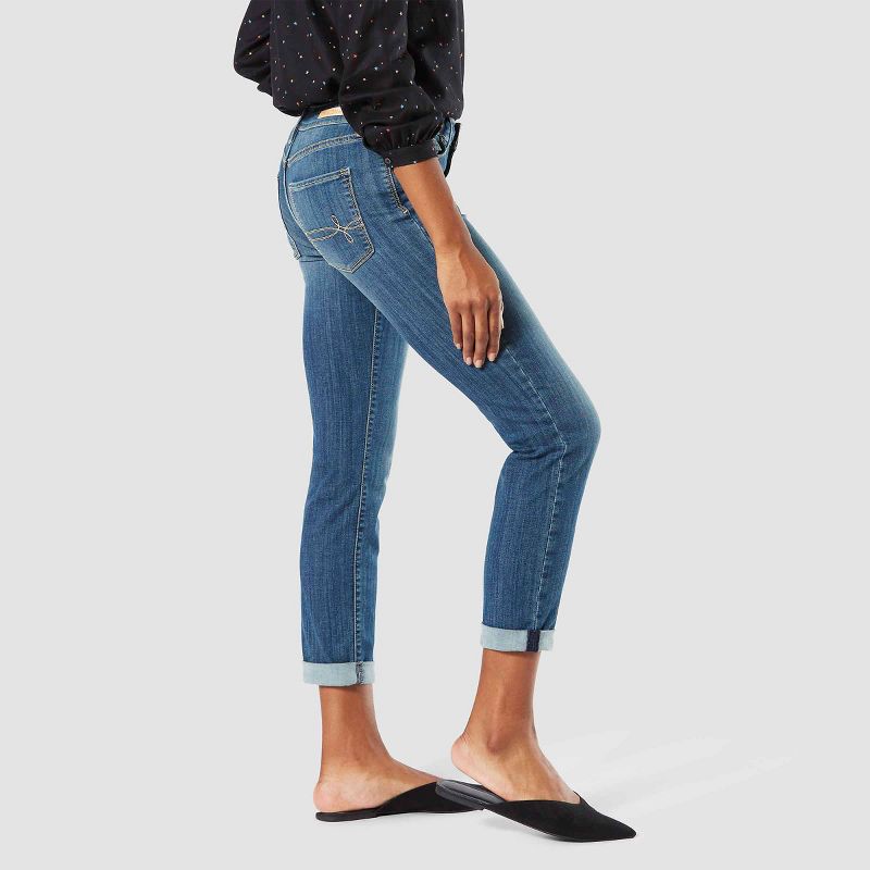 Sail Blue Wide Leg Pocketed High Waist Jeans